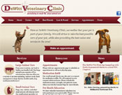 Dewitt Vet Clinic Website